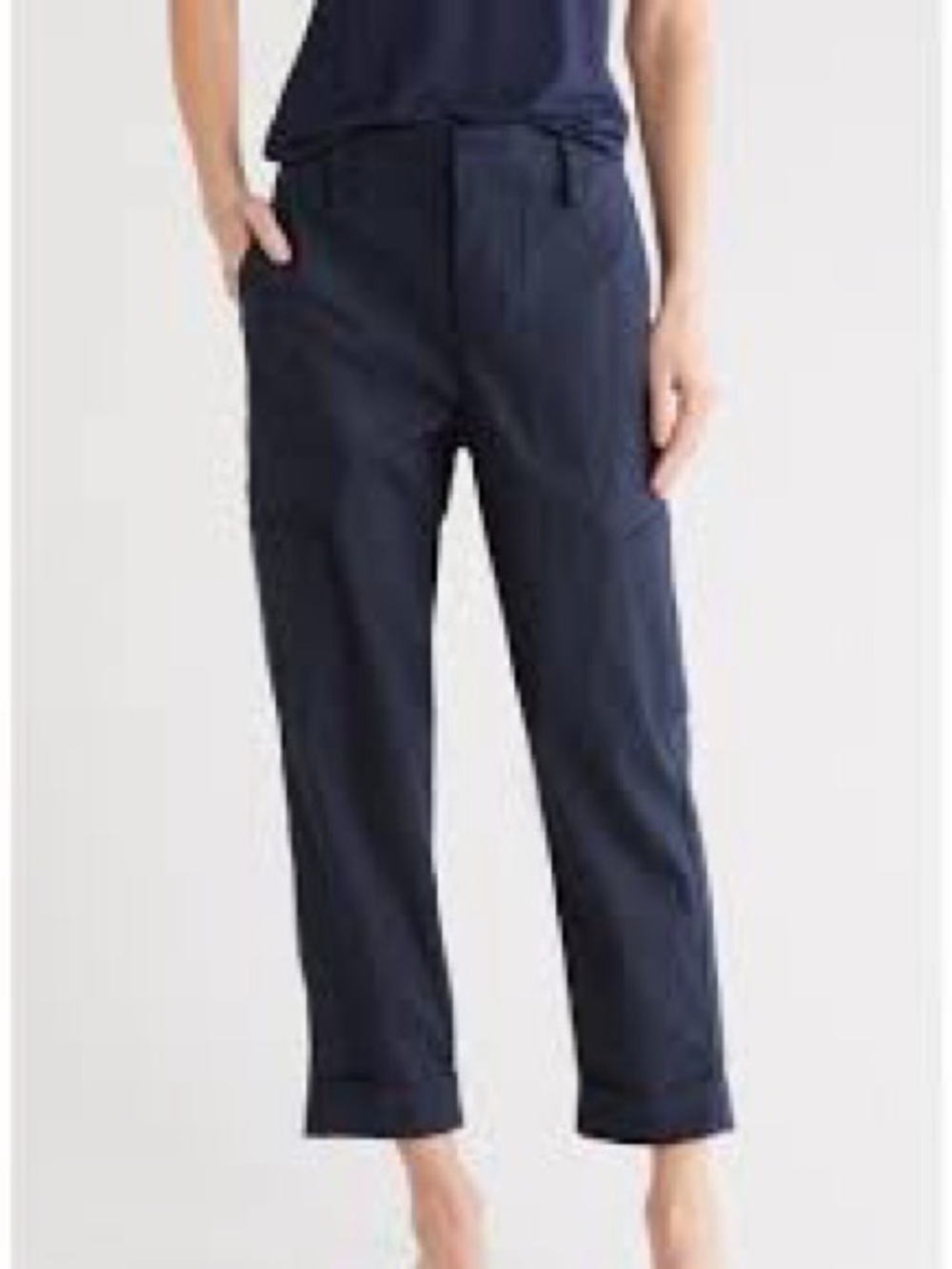 Vince Navy Ankle Pants